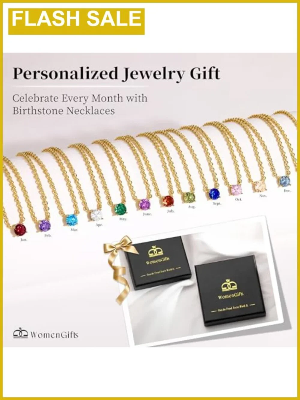 14K Gold Plated 3-Piece Layered Necklace Set Cuban Chain Created Ruby July